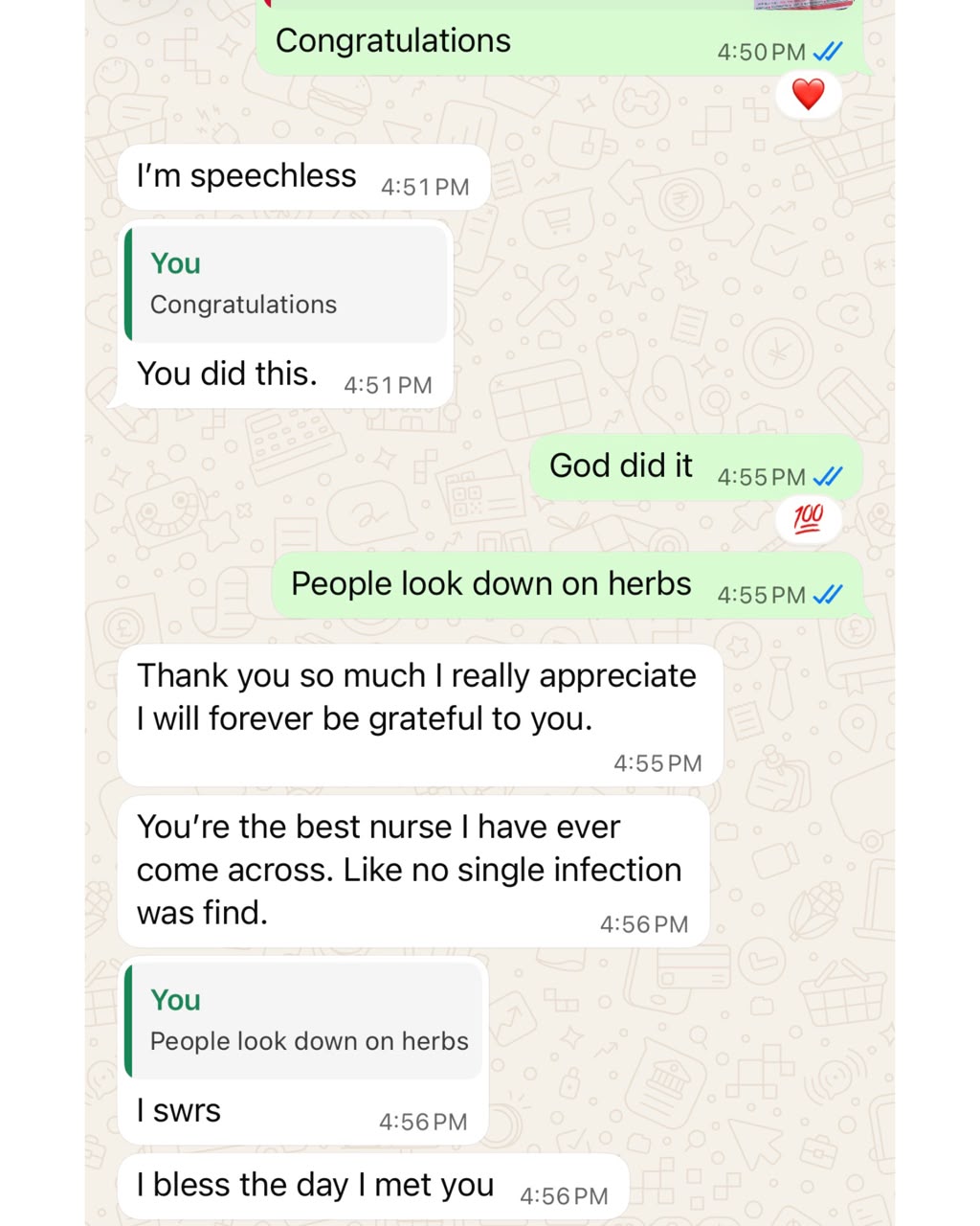 Customer testimonial